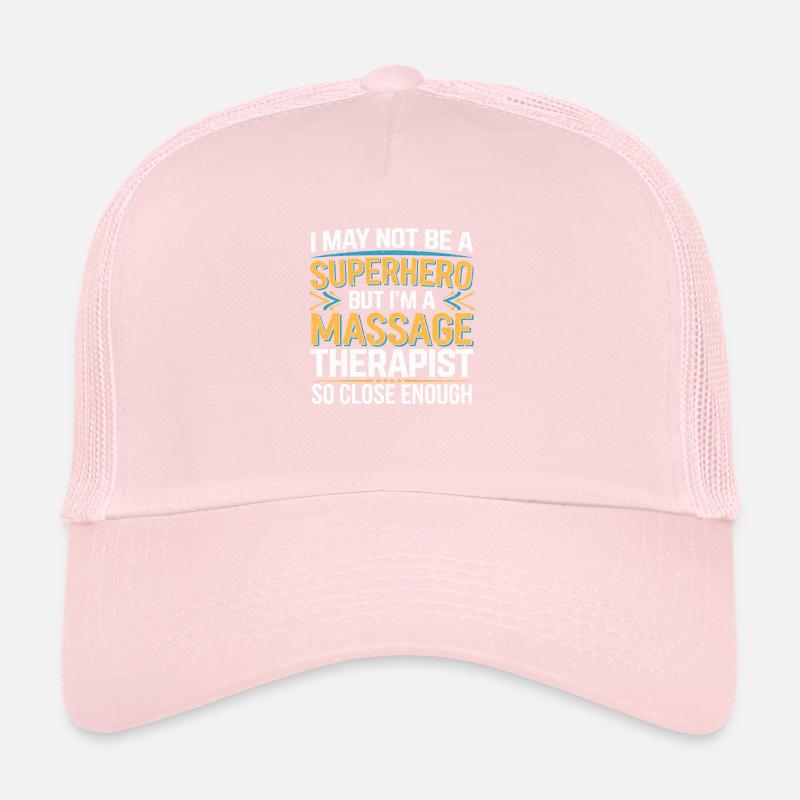 Funny statement for massage therapists Trucker Cap