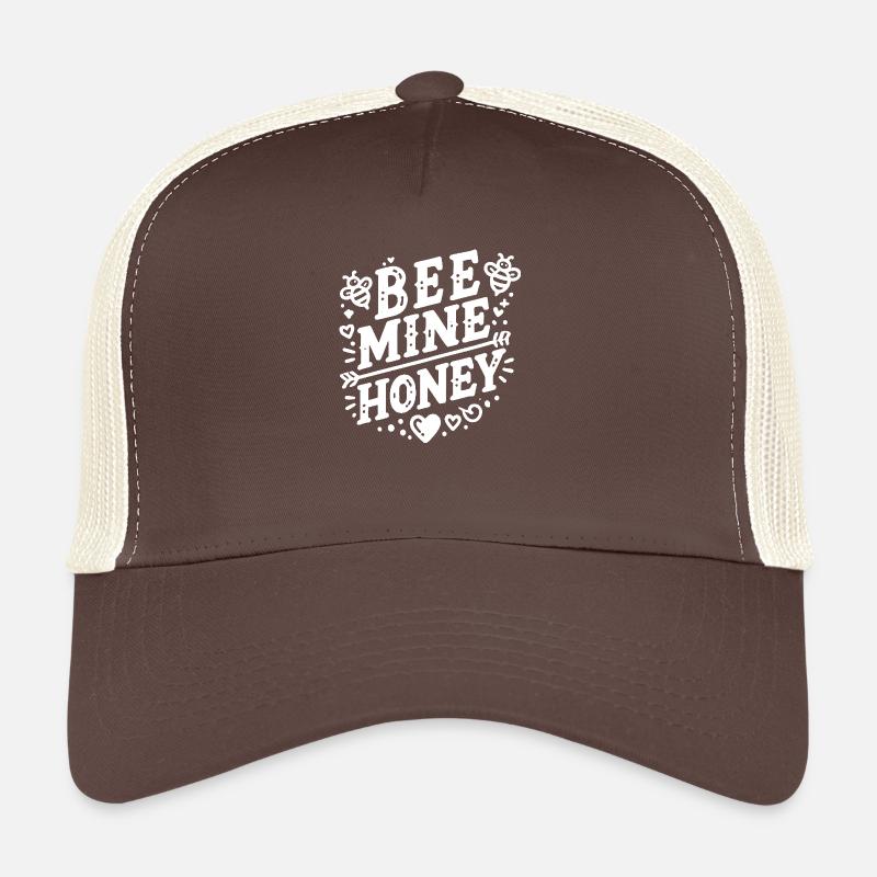 Le miel de la mine d'abeilles Casquette trucker 