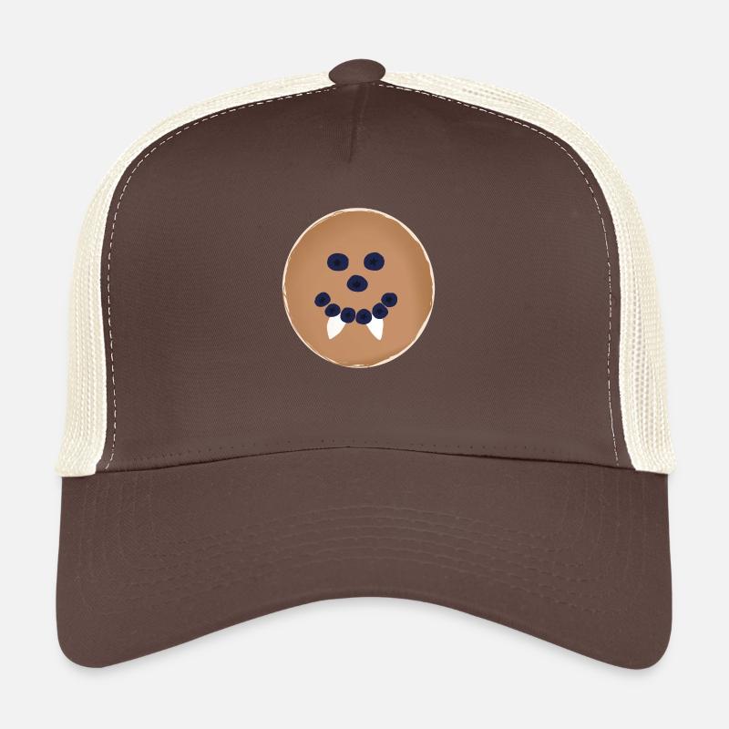 Vampir Pancake von Damon - Trucker Cap - Braun/Beige