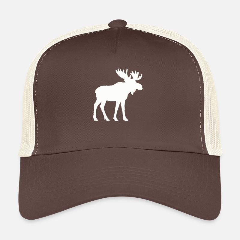 elch - Trucker Cap - Braun/Beige