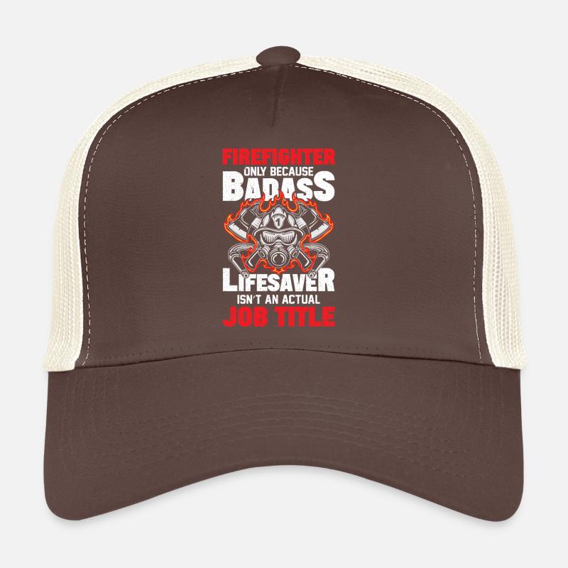 Feuerwehrmann - Trucker Cap - Braun/Beige