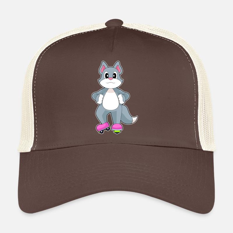 Cat Inline skating Inline skates Sport Trucker Cap