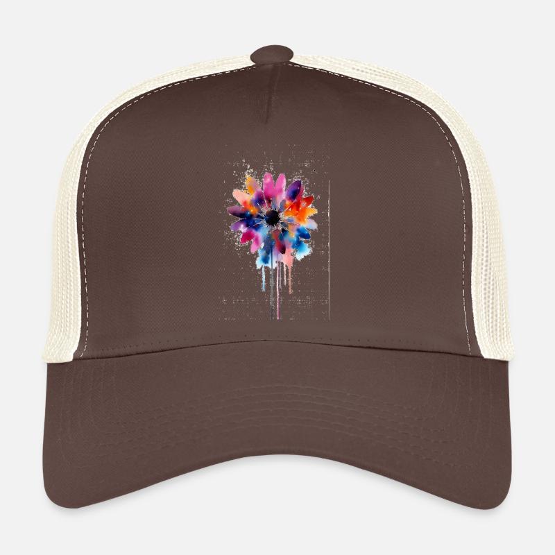 Aquarell-Gänseblümchen Trucker Cap