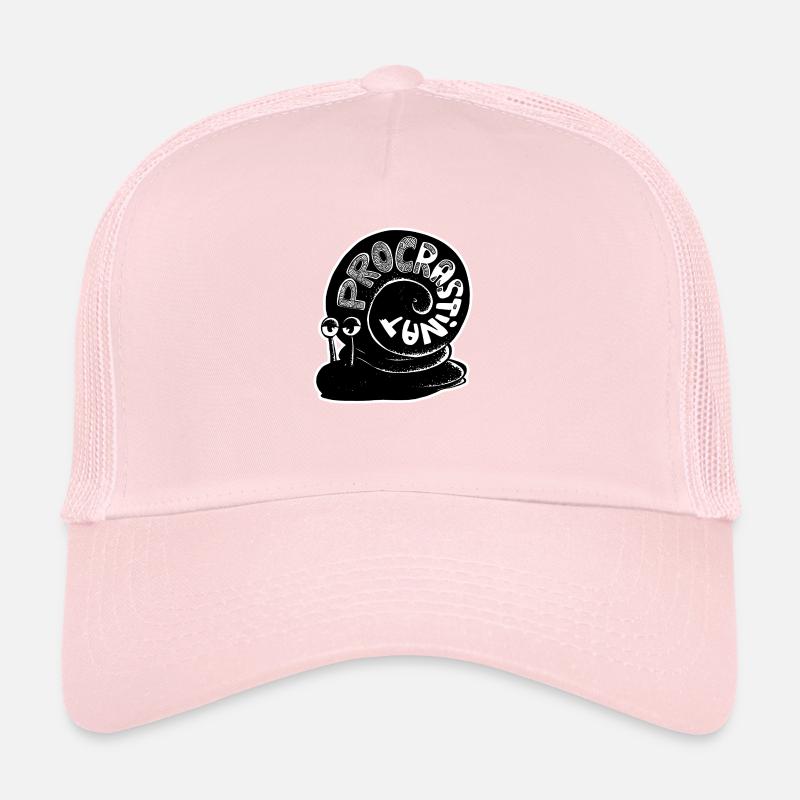 Escargot Procastinator Casquette trucker 