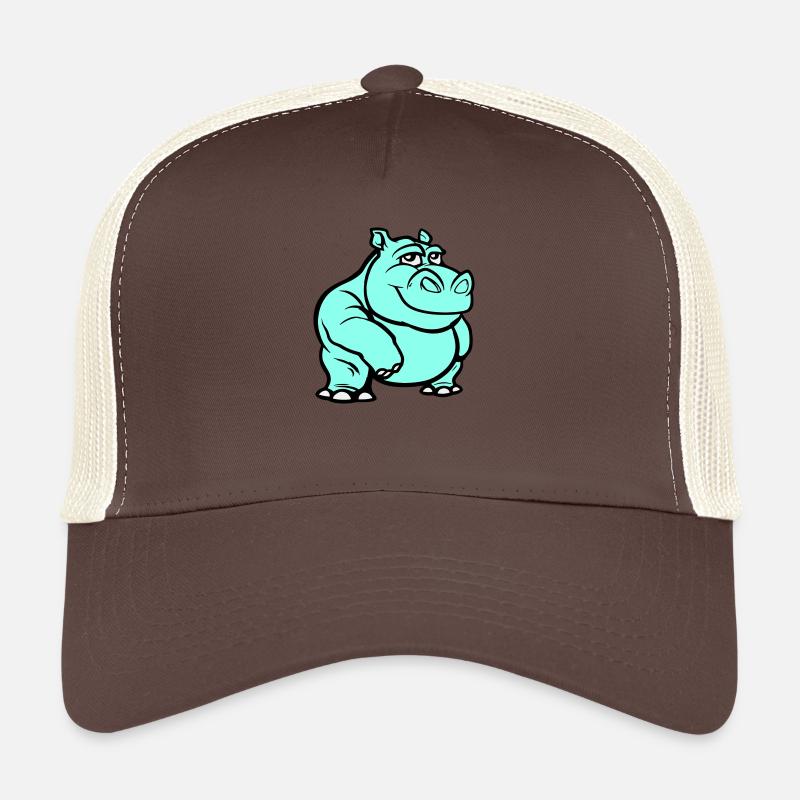 Hippo Comic Trucker Cap