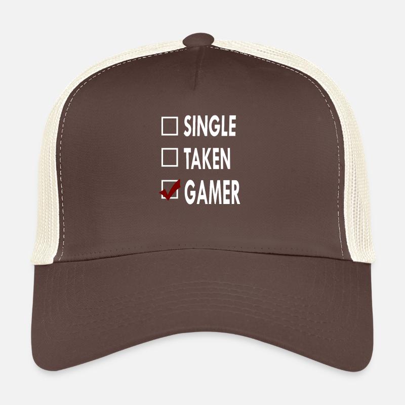 SINGLE GAMER Casquette trucker 
