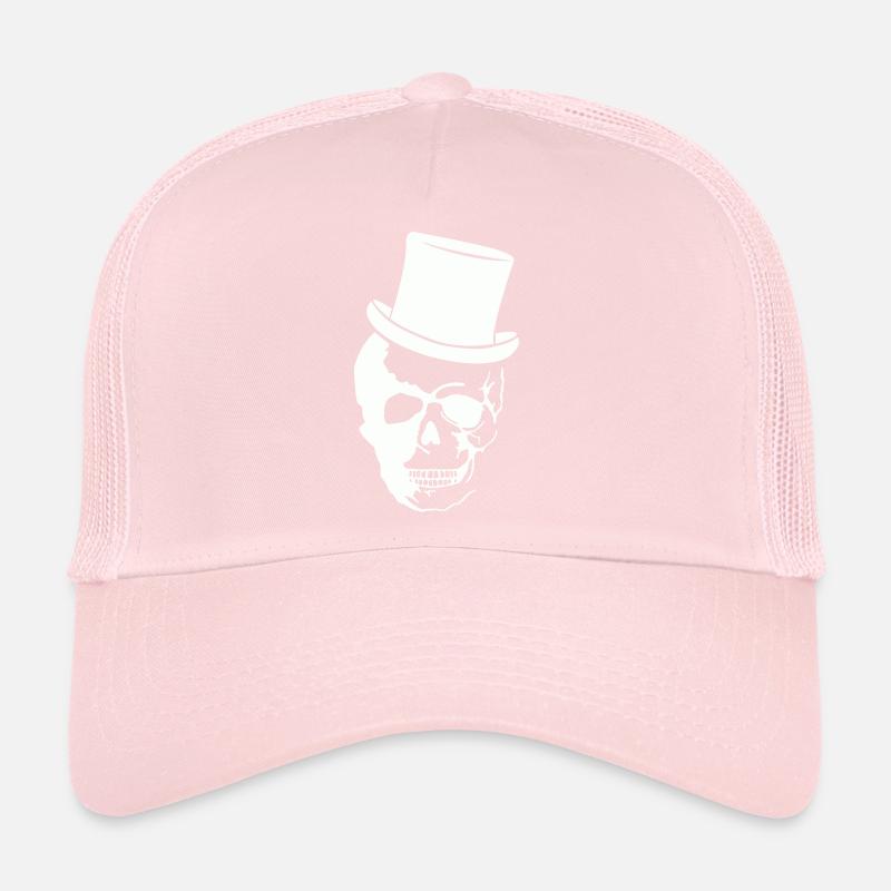 Skull Cylinder Trucker Cap