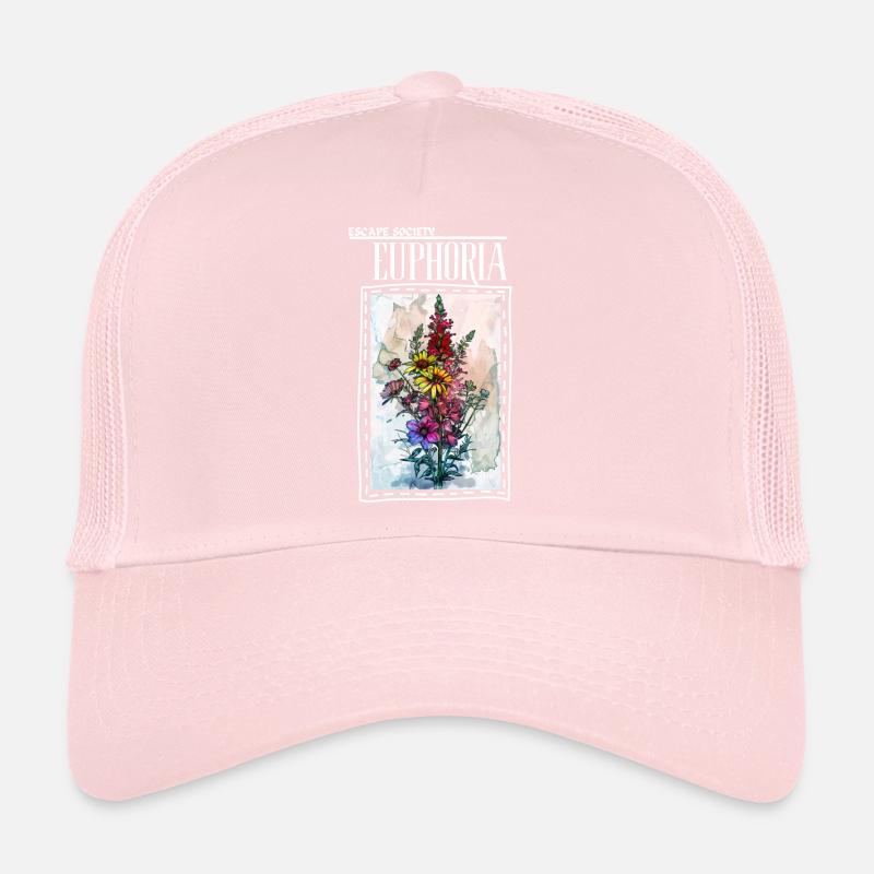 Conception de fleurs d’euphorie - Escape Society Casquette trucker 