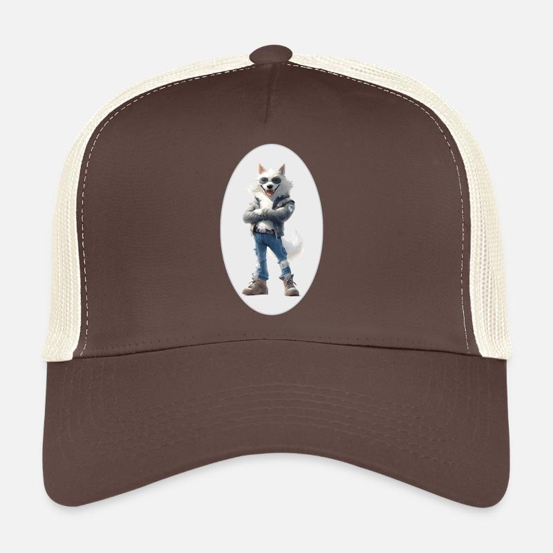 Wolf - Trucker Cap - Braun/Beige