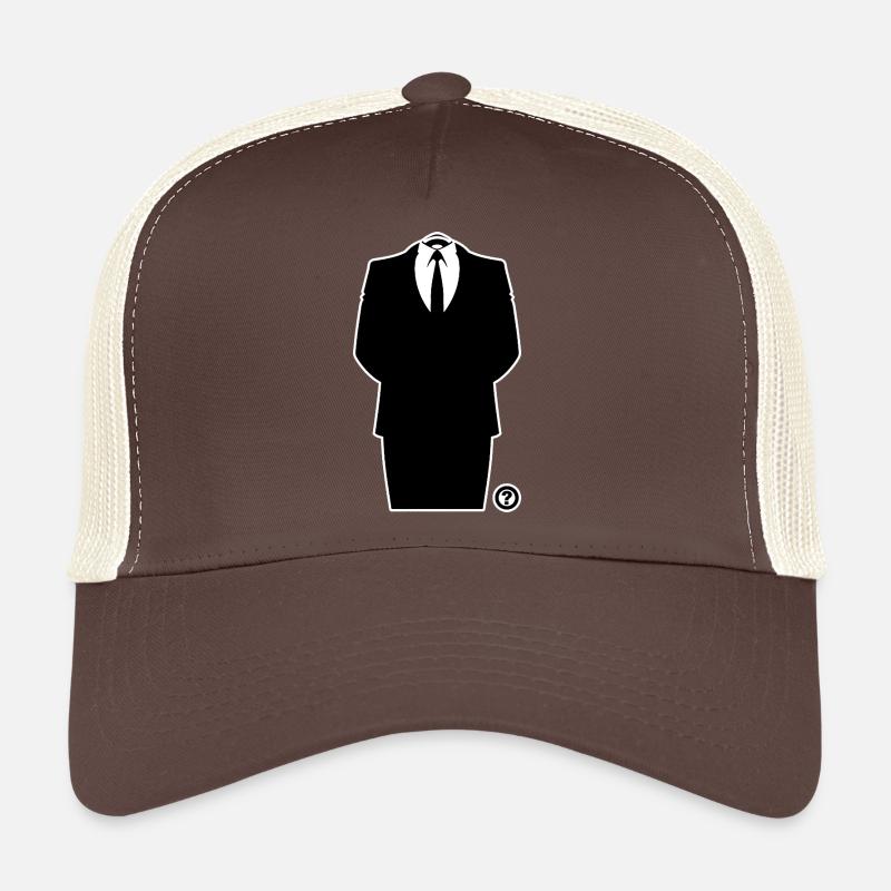 Anon Suit – Anonymous Hacker Collective Statement Trucker Cap