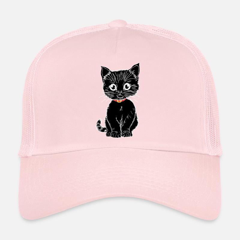 black Trucker Cap