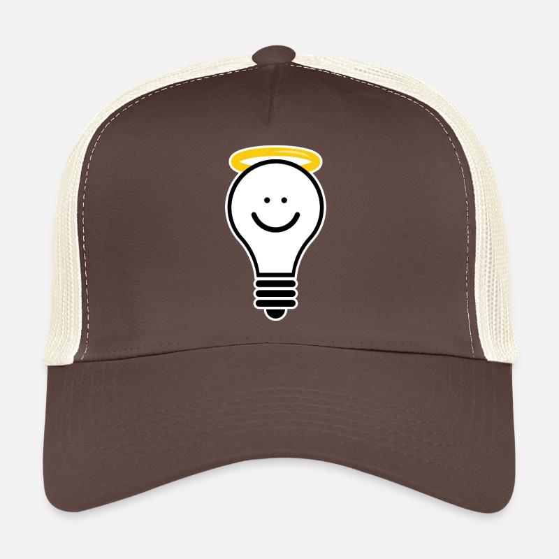 Light bulb with halo – creative light moti Trucker Cap