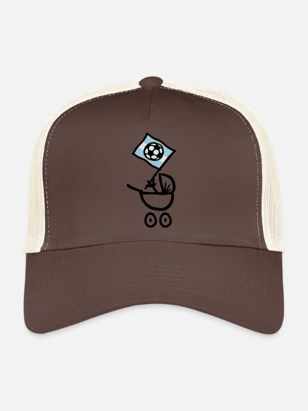 Argentine Bebé Fútbol Fan - Casquette trucker  - marron/beige - Devant