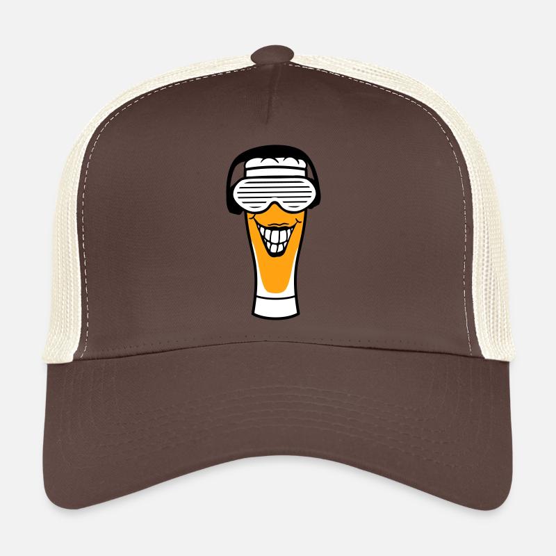 Fête Bière Casque Verre d’alcool Boisson Casquette trucker 