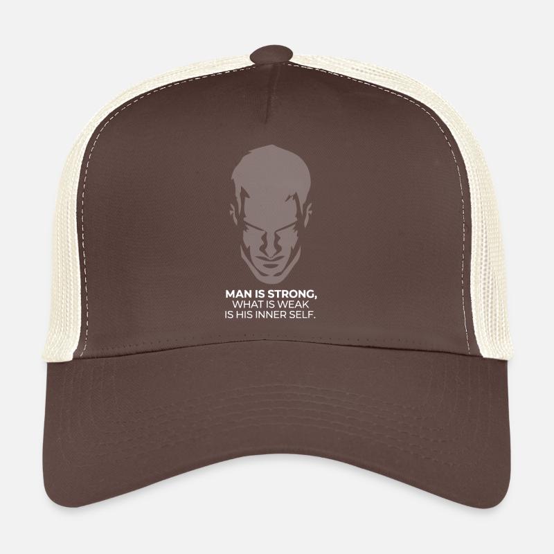 MAN IS STRONG Trucker Cap