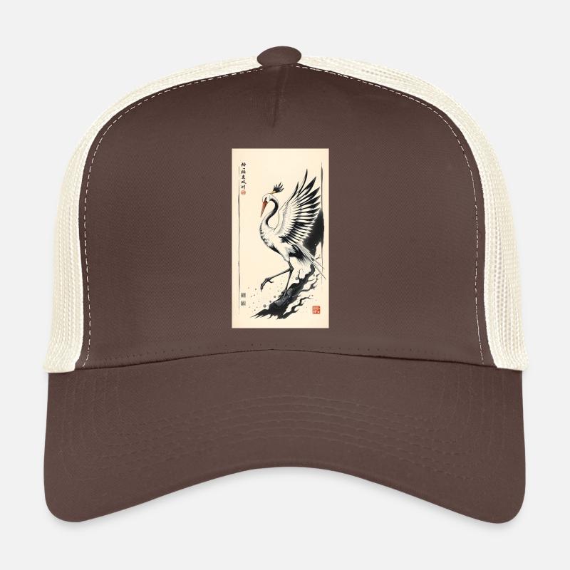 Kranich - Trucker Cap - Braun/Beige