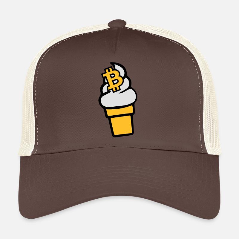 Bitcoin-Cream - Trucker Cap - brown/beige