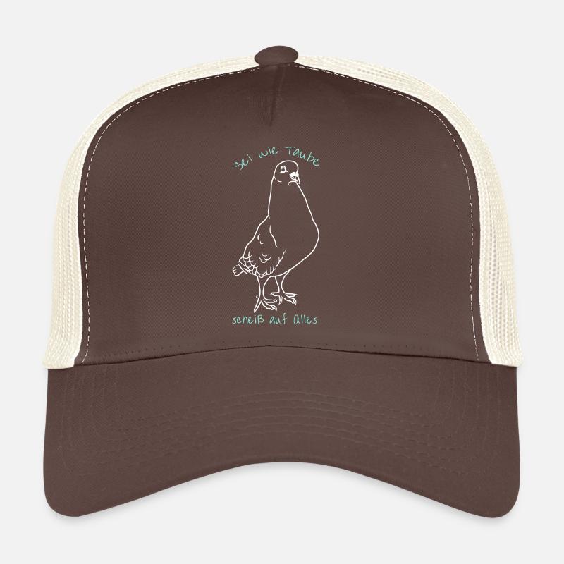 Sei wie Taube *** auf Alles Trucker Cap