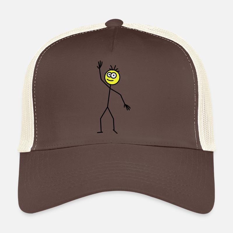 Happy Stick Figure Casquette trucker 