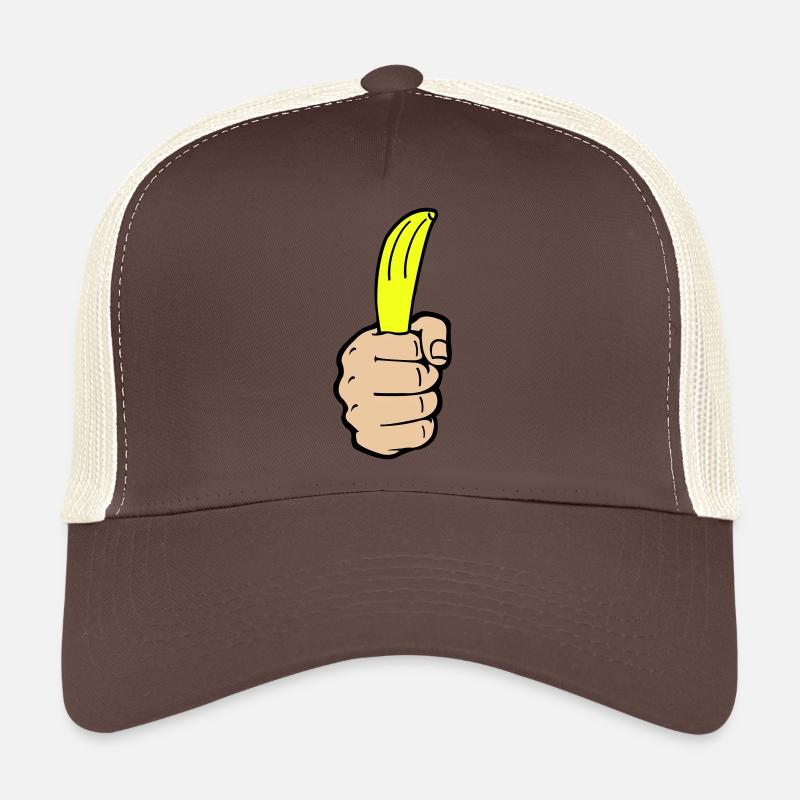 Banane à la main Casquette trucker 