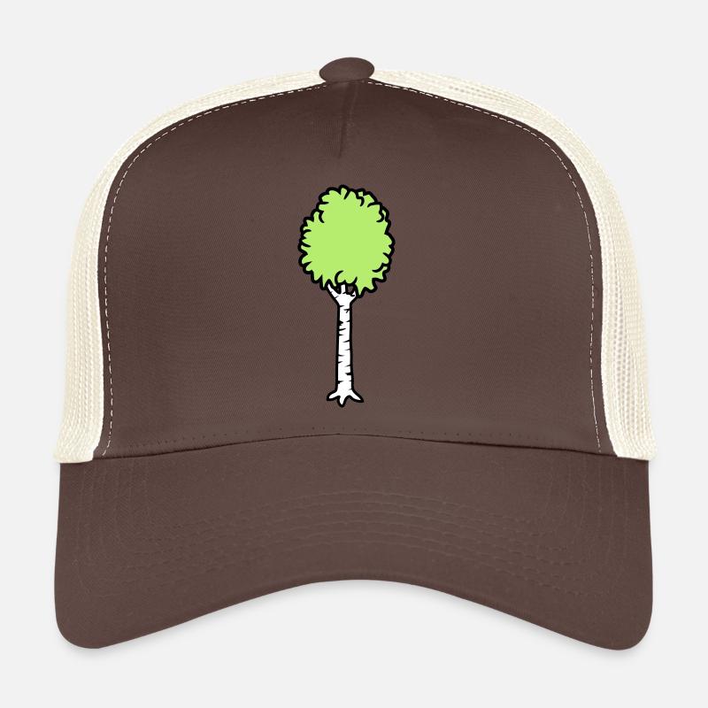 Birch Trees Cool - Trucker Cap - brown/beige