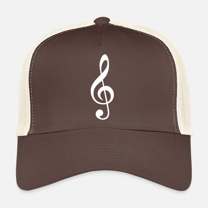Cle de Sol white - Trucker Cap - brown/beige