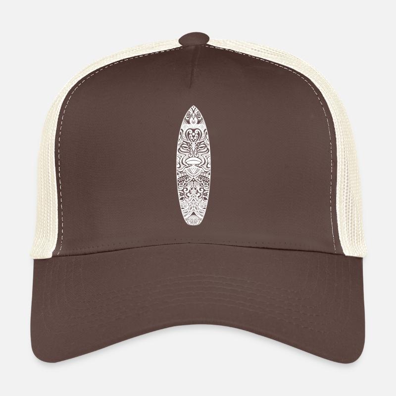 Maori Surf (white version) Trucker Cap