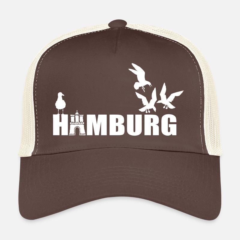 Hamburg Möven - Trucker Cap - Braun/Beige