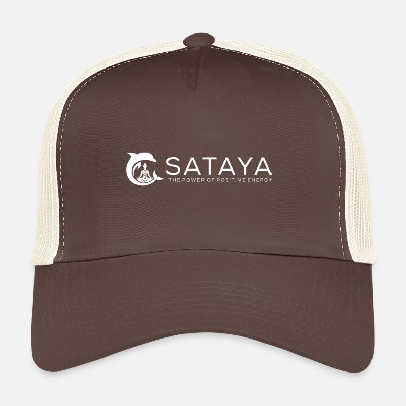 SATAYA White - Trucker Cap - Braun/Beige