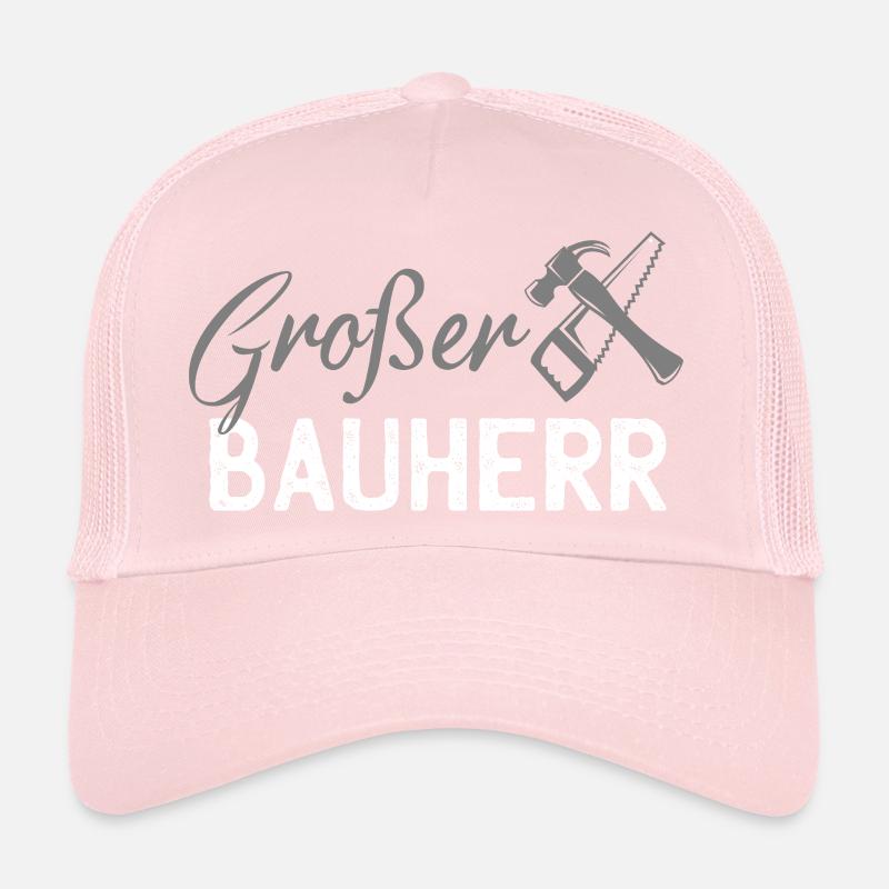 Builder Tool Silhouette Trucker Cap