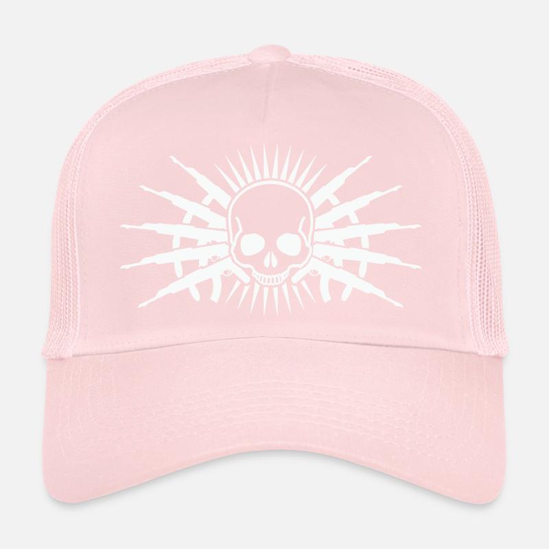 pistolets à crâne Casquette trucker 