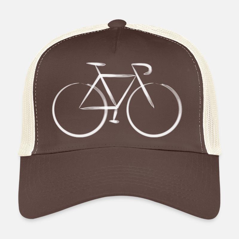 Striche 12 - Trucker Cap - Braun/Beige