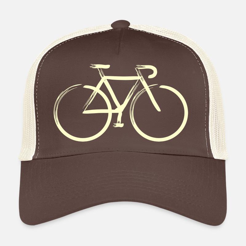 Cream strokes - Trucker Cap - brown/beige