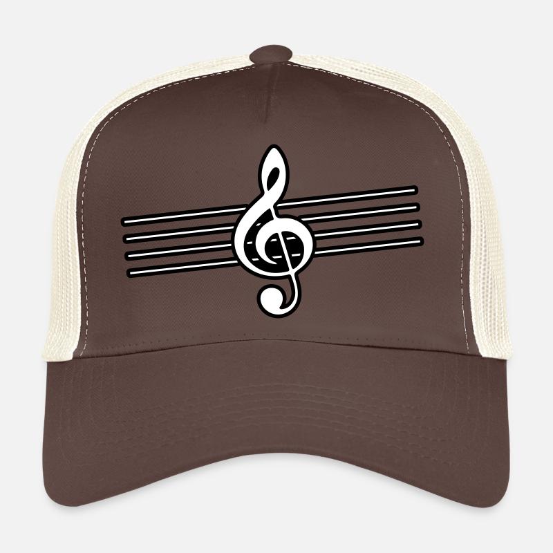 Musique de l’icône de clé Casquette trucker 
