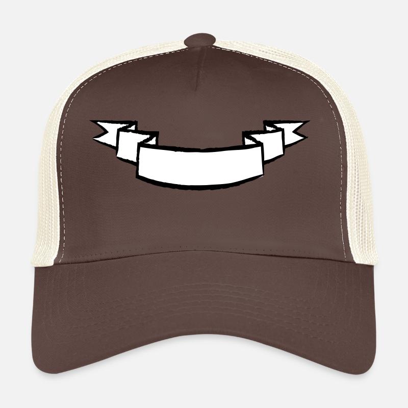 bannière pliée Casquette trucker 