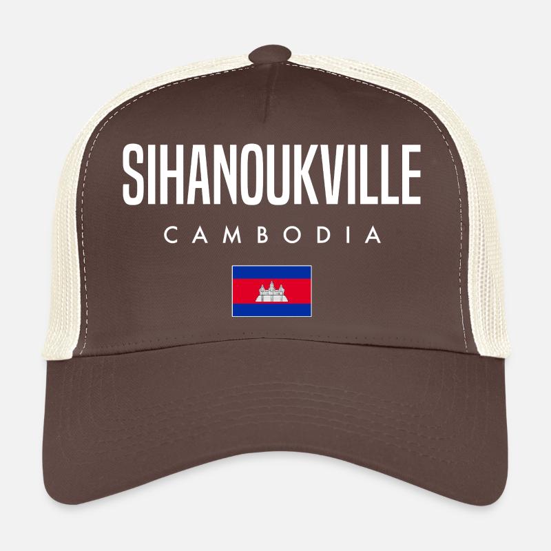 Sihanoukville Cambodge Khmer Casquette trucker 