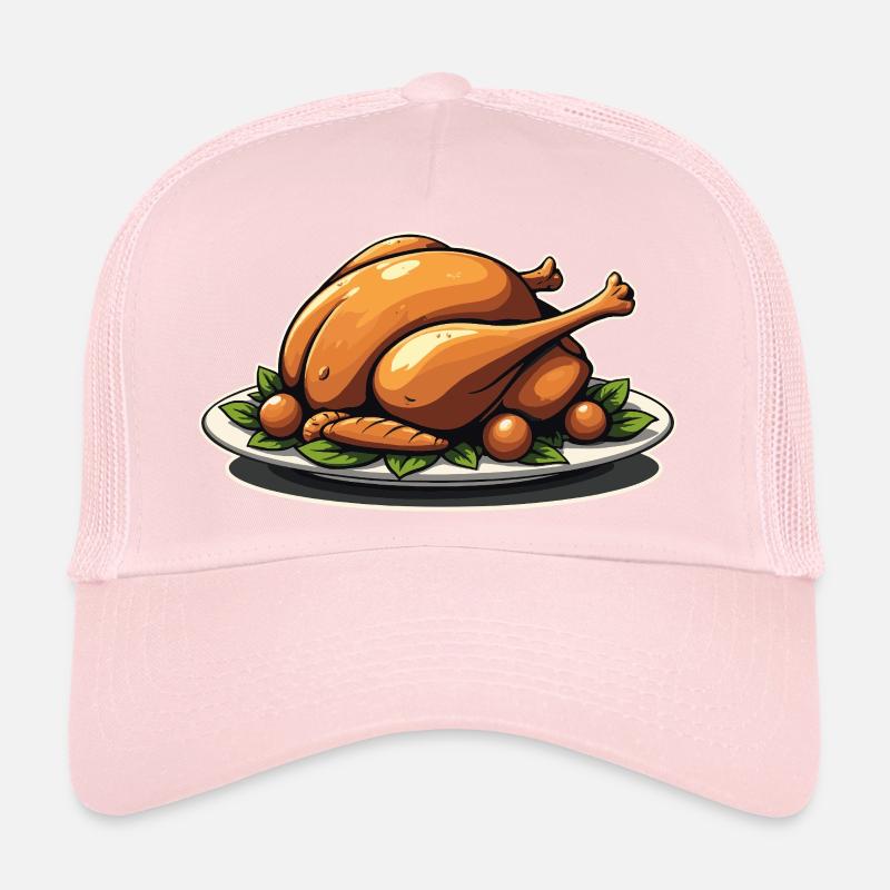 Assiette de dinde rôtie Casquette trucker 