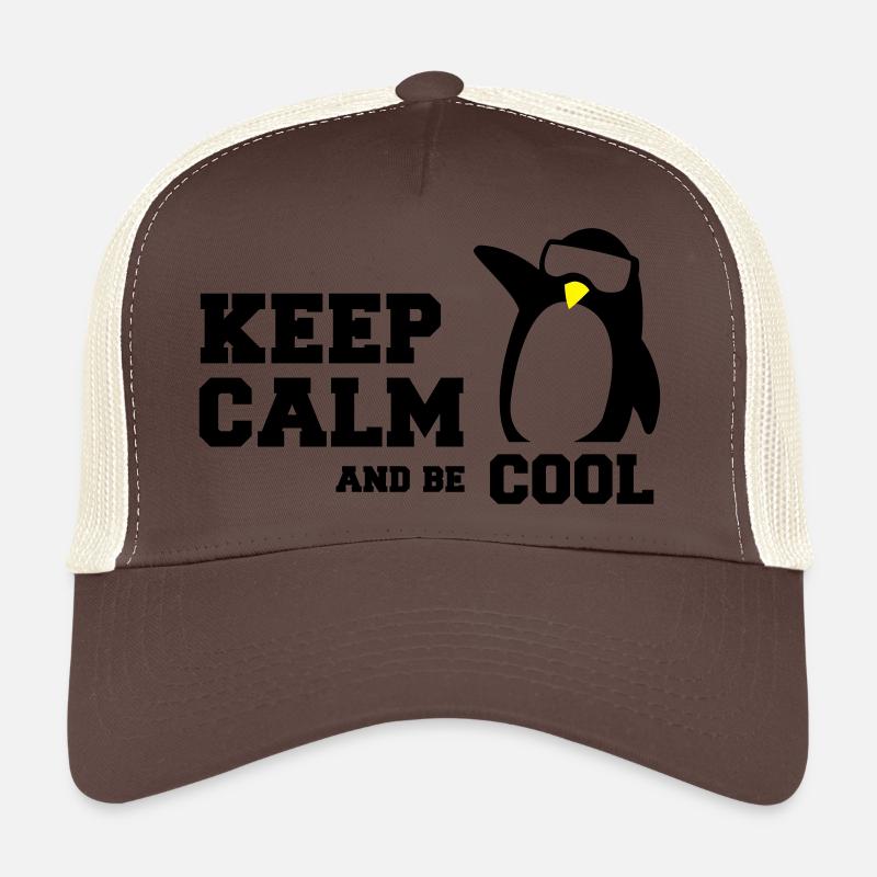 Penguin garder son calme Casquette trucker 