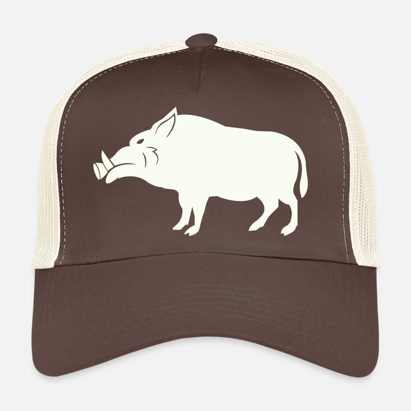 wild boar Trucker Cap