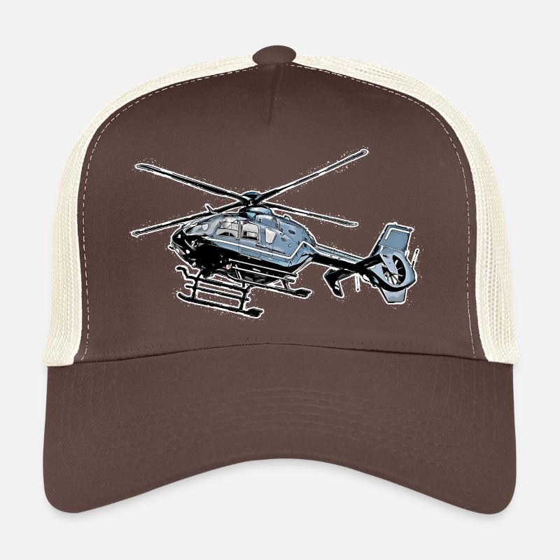 Hubschrauber - Trucker Cap - Braun/Beige