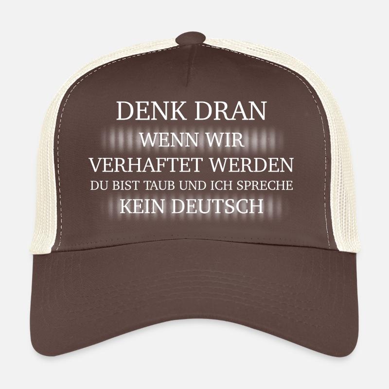 Arrêté White - Casquette trucker  - marron/beige