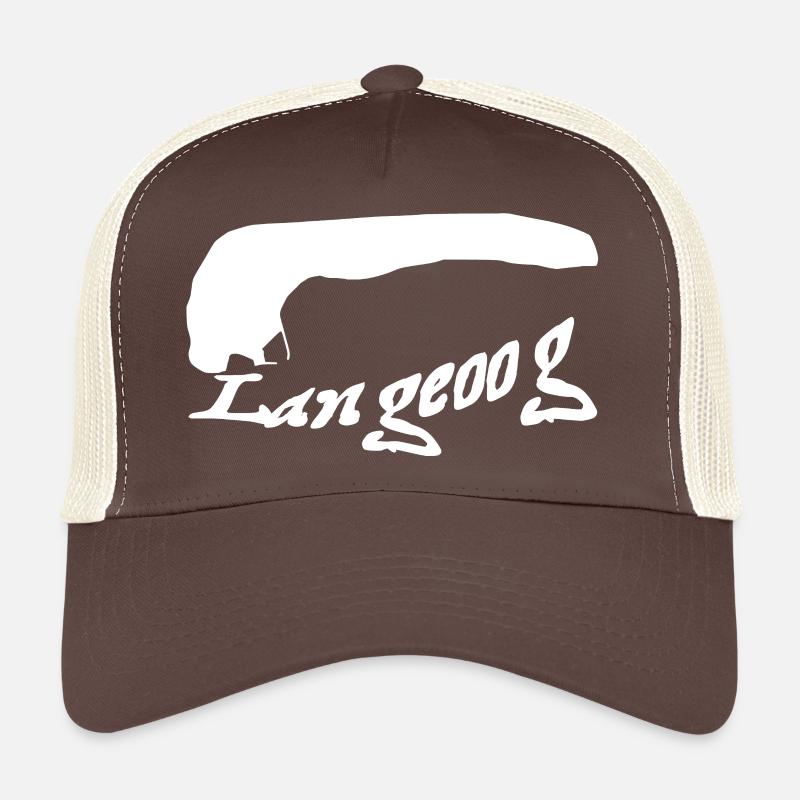 Langeoog Tattoo - Trucker Cap - Braun/Beige