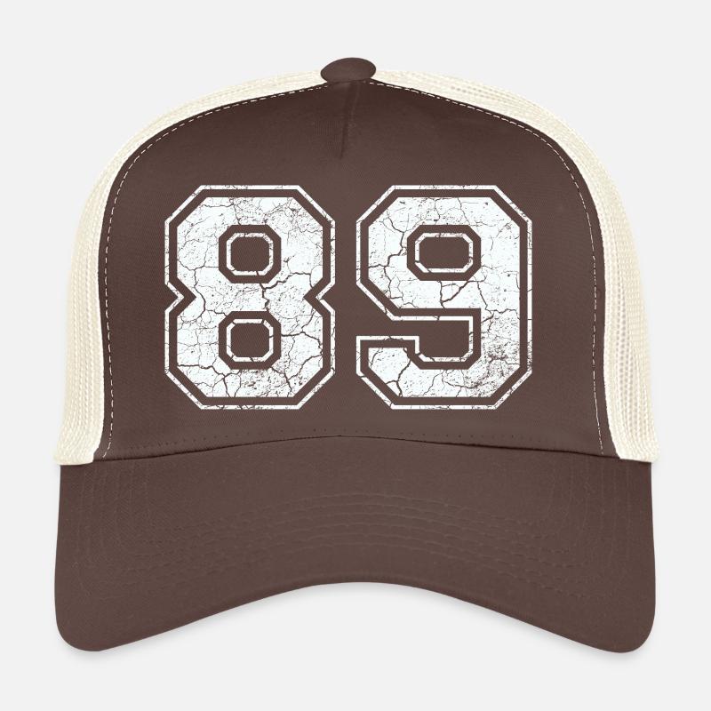 89 dans blanc in Used Look Casquette trucker 