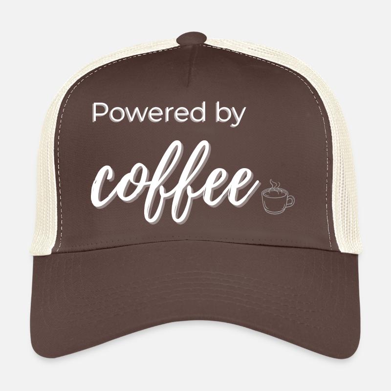 Powered by Coffee Casquette trucker 