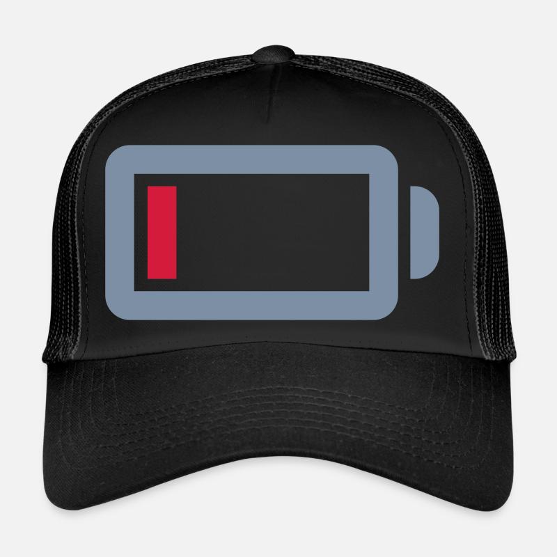 Kein Strom Batterie leer Trucker Cap