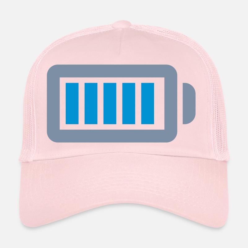 Batterie d’énergie complètement chargée Casquette trucker 