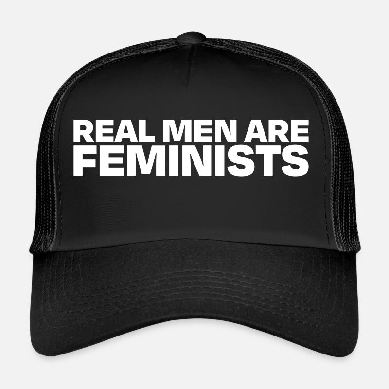 Les vrais hommes sont des féministes Casquette trucker 