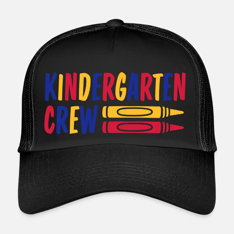 Wax Crayon Kindergarten Crew Crayon Trucker Cap