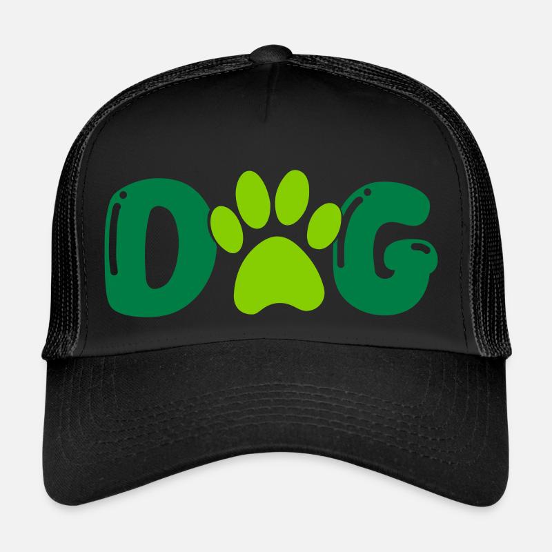 Dog Paw - Trucker Cap - black/black