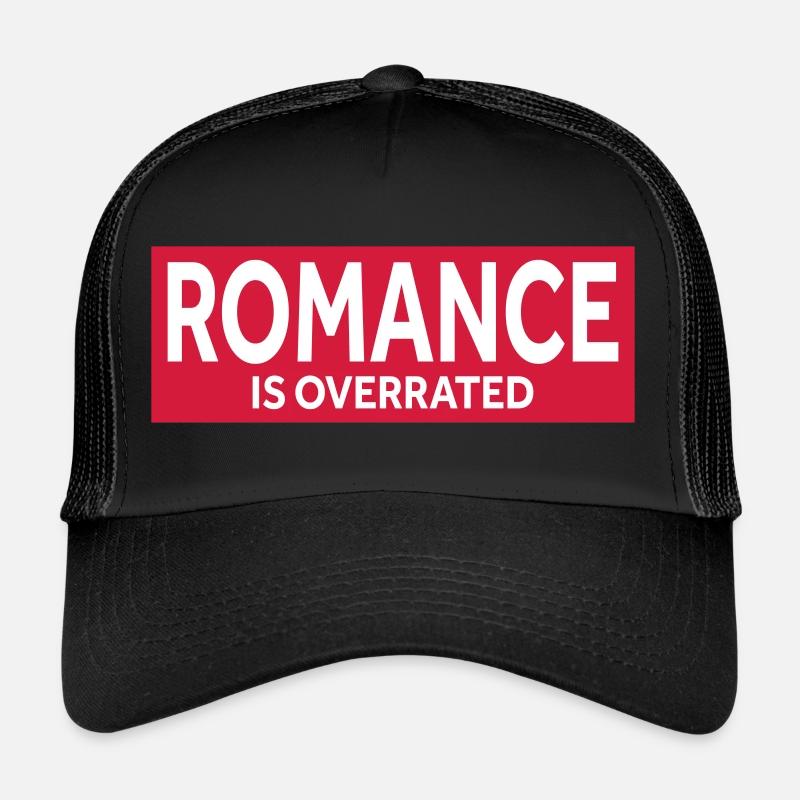 LA ROMANCE EST SURESTIMÉE Casquette trucker 